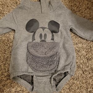 Disney Baby Gray Romper